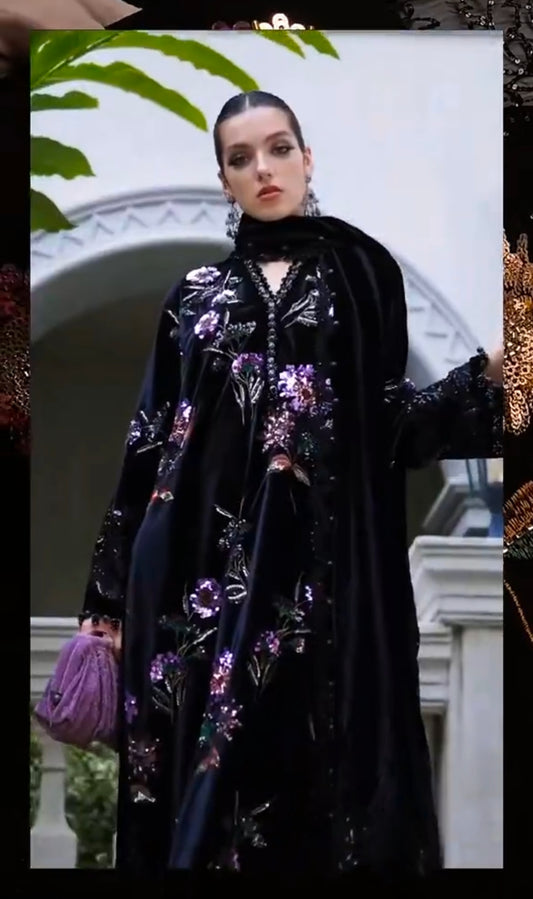 Eid Special Maria B Cutdana Work Luxury Lawn 3pc Article (Unstitched)