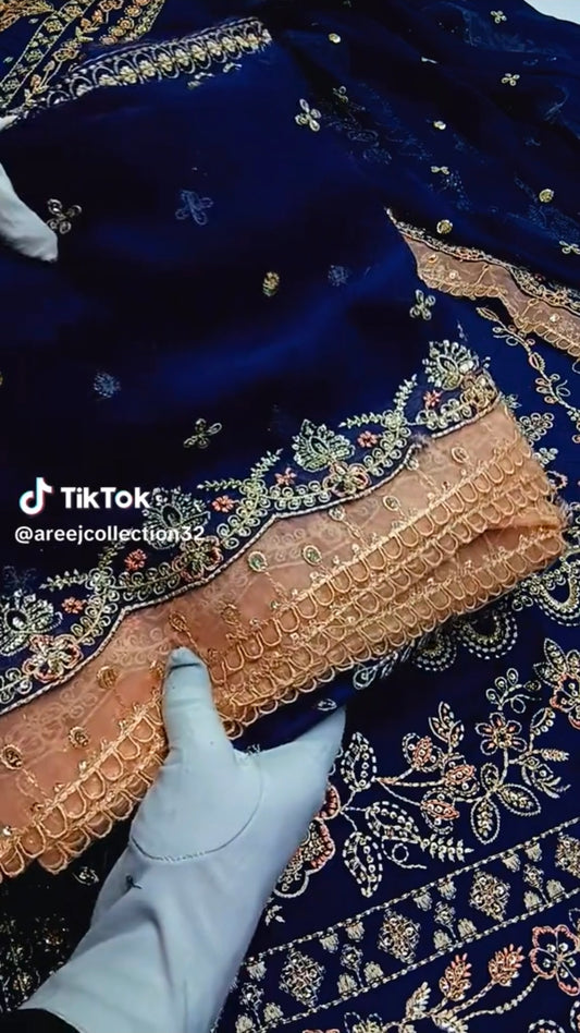 Eid Special Aneelas Luxury Lawn 3 Piece Article (Unstitched)