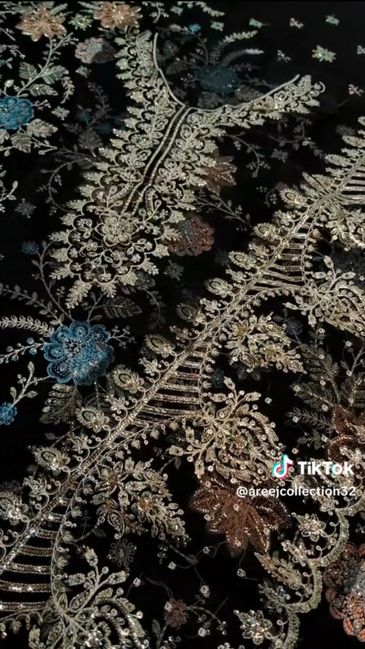 Eid Special Maria B Luxury Lawn 3pc Article with Khaadi Net Dupatta (Unstitched)