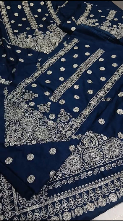 Dhanak 2 Piece Premium Winter Dress (Unstitched)