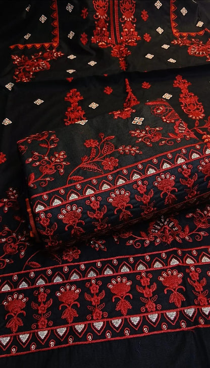 Aneela’s Dhanak 3-Piece Luxury Dress – Winter Premium Edition