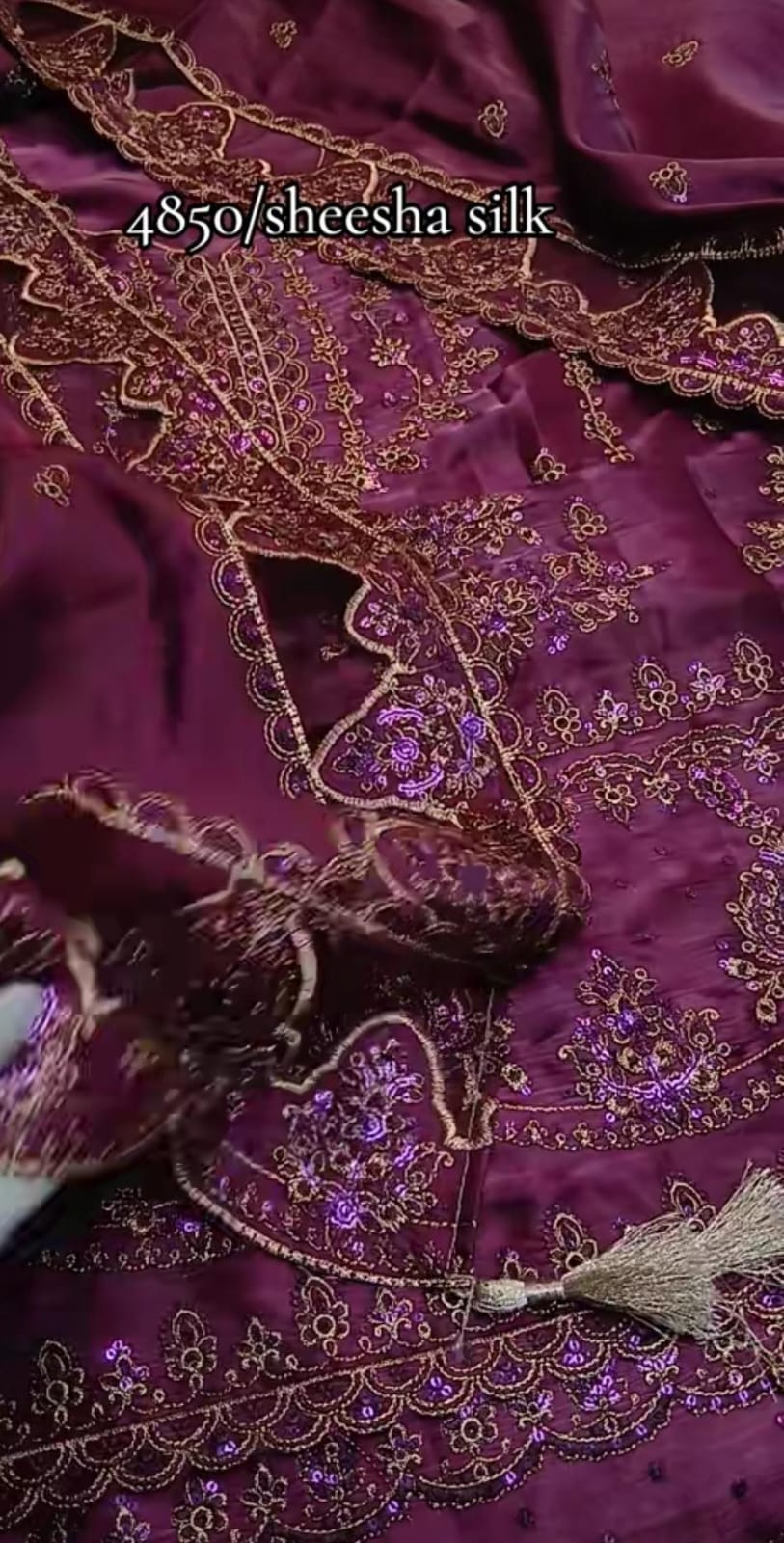 Sheesha Silk Luxury Dress – Premium Party Wear