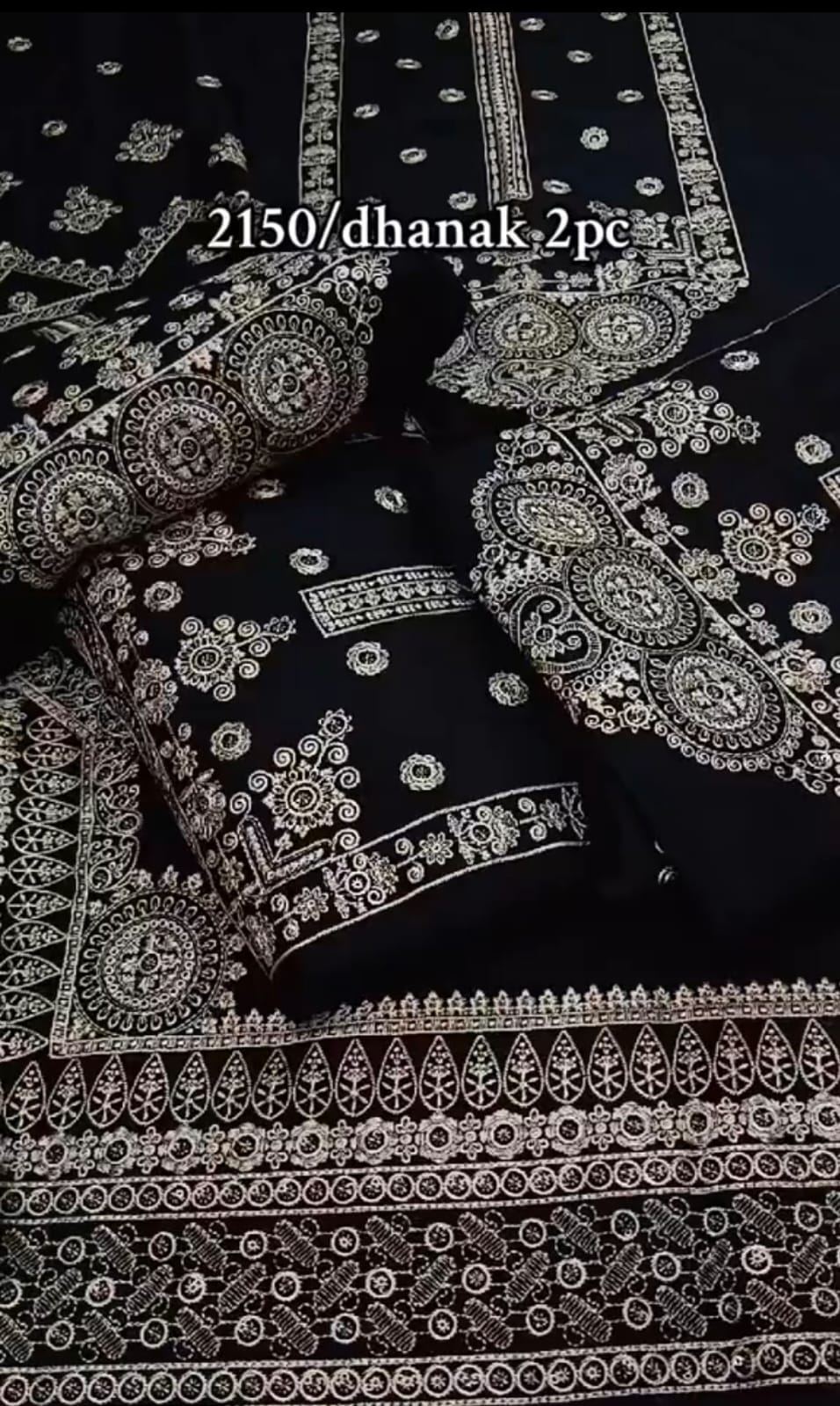 Dhanak 2-Piece Winter Dress Black