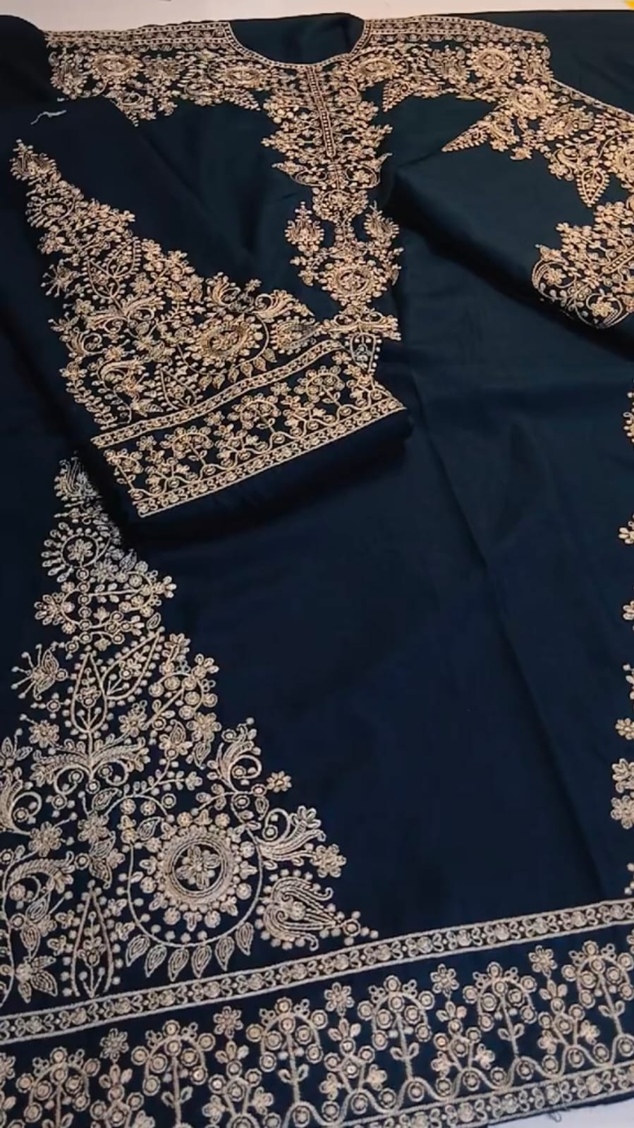 Dhanak 2-Piece Winter Dress – Elegant Zinc Grey