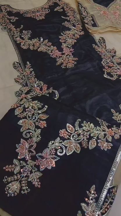 Hand Made Luxury Article, Black (Unstitched)