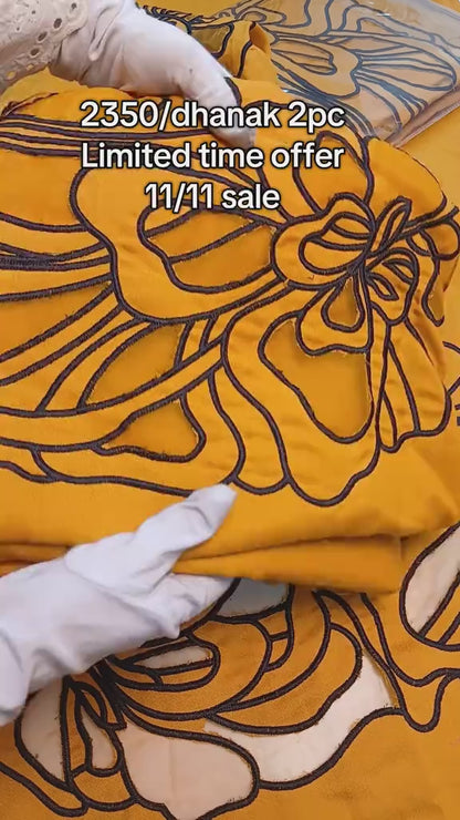 Aneela’s Luxury Dhanak 2-Piece Suit – Stylish & Comfortable