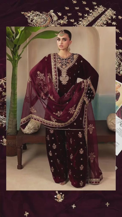 Motive Luxury Micro Velvet 11000 3pc Article (Unstitched)