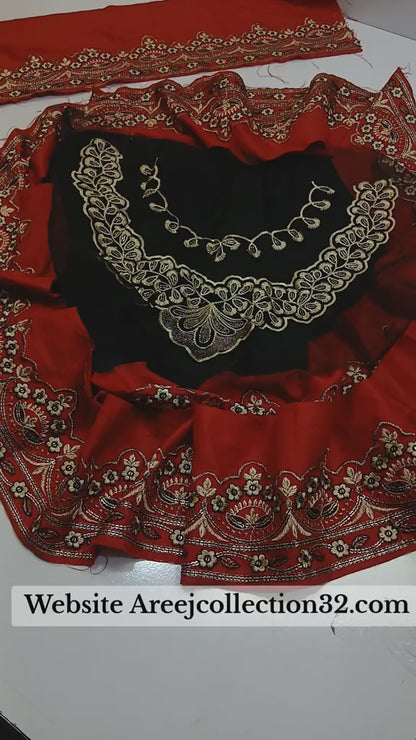 Aneelas Dhanak 2-Piece Winter Dress Shirt Trouser (Unstitched)