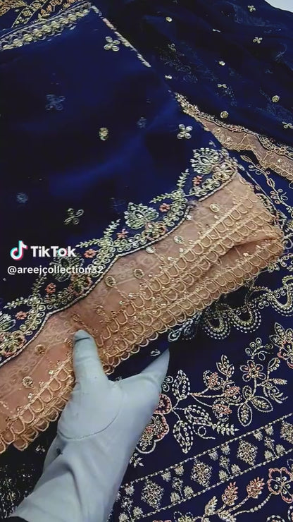 Eid Special Aneelas Luxury Lawn 3 Piece Article (Unstitched)
