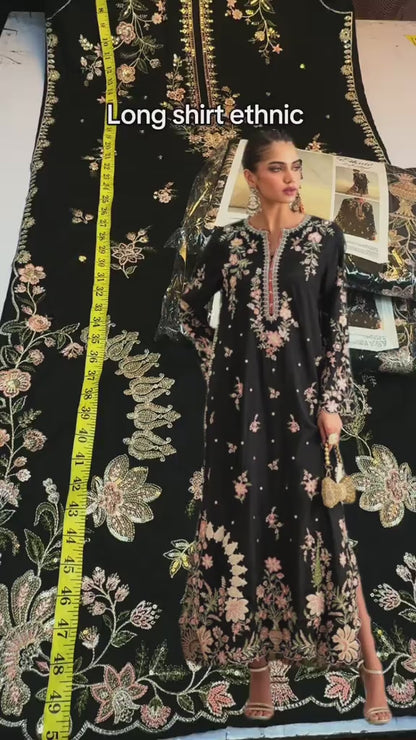 Ethnic Luxury Lawn 2pc Article (Unstitched)