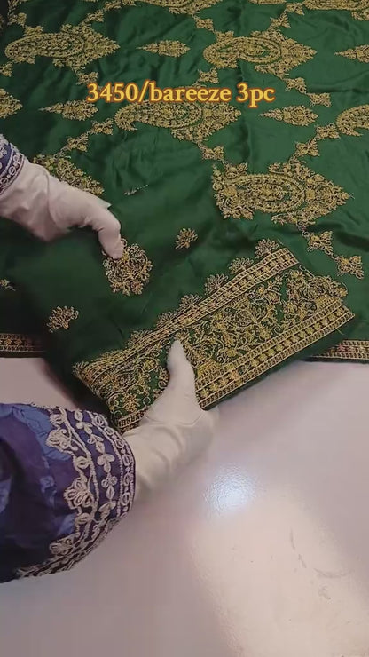 Barazee Dhanak 3-Piece Unstitched