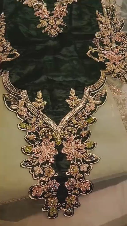 Hand Made Adaa Work Luxury Article (Unstitched)