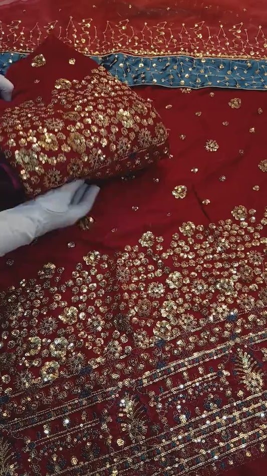 Jazmin Luxury Velvet Micro 9000 3 Piece (Unstitched)