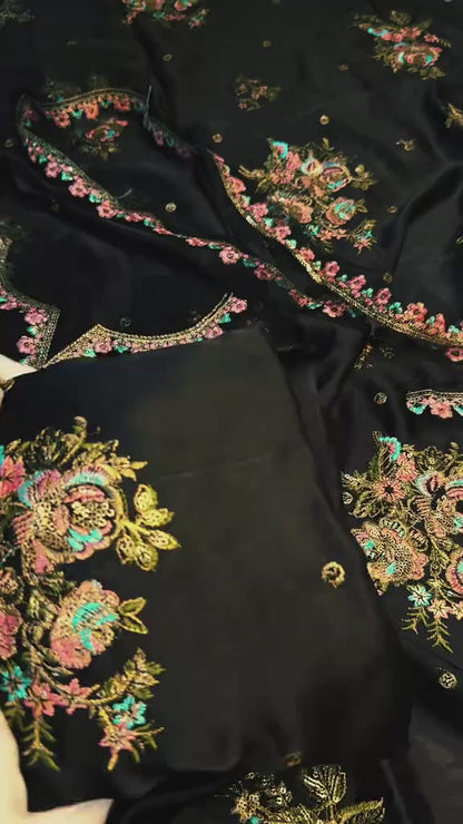 Ethnic Luxury Silk 2pc Article (Unstitched)