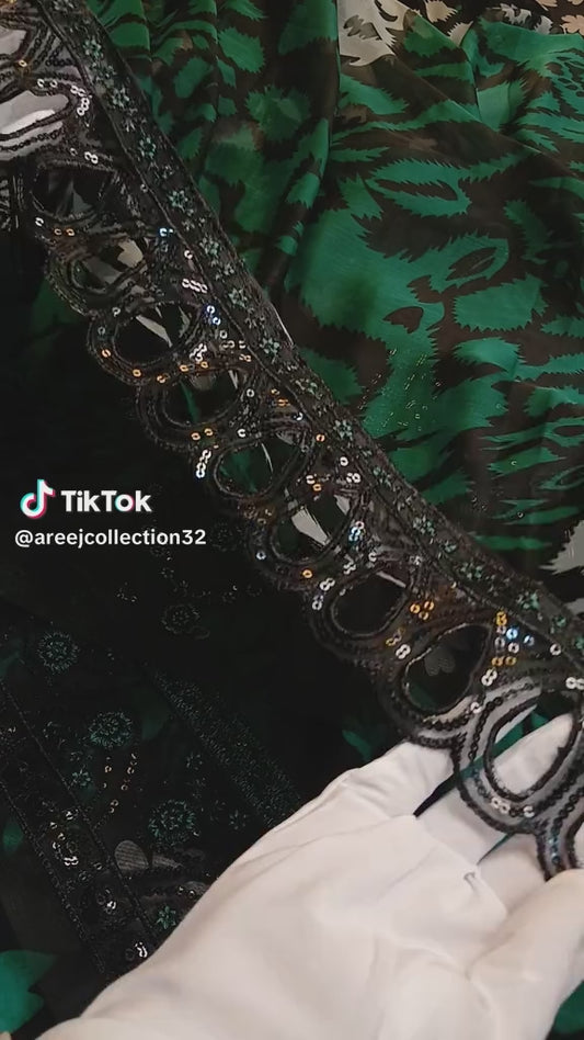 Luxury Lawn Article 3 Piece (Unstitched)