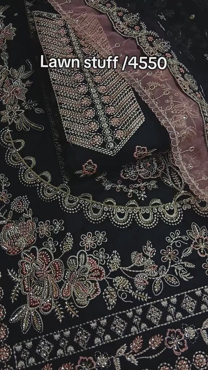 Aneelas Collection Eid Special | Luxury Lawn & Ready-to-Wear Chiffon Dupatta (Unstitched)