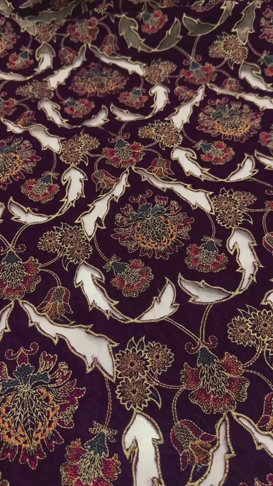 Barazee Luxury Micro 9000 Velvet 3pc Article (Unstitched)