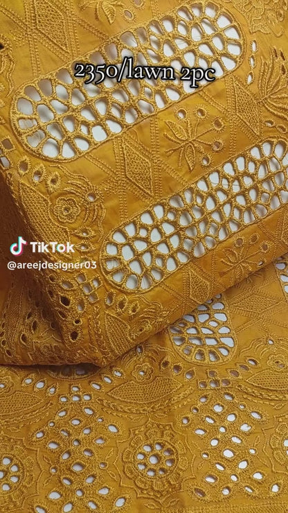 Luxury Chickankaari 2 Piece Lawn Article (Unstitched)