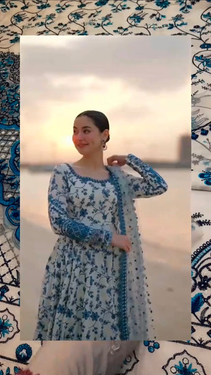 Faiza Saqlain Article Lawn 2pc (Unstitched)