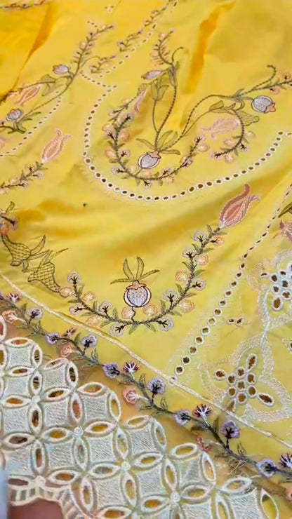 Aneelas Luxury Lawn New Article 3pc (Unstitched)