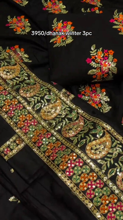 Maria.B Dhanak Warm Winter 3pc Article (Unstitched)