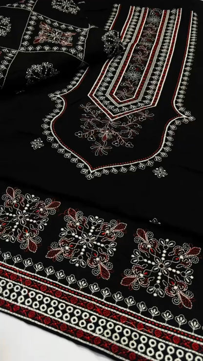 Karandi Super Shawl 3pc Dress (Unstitched)