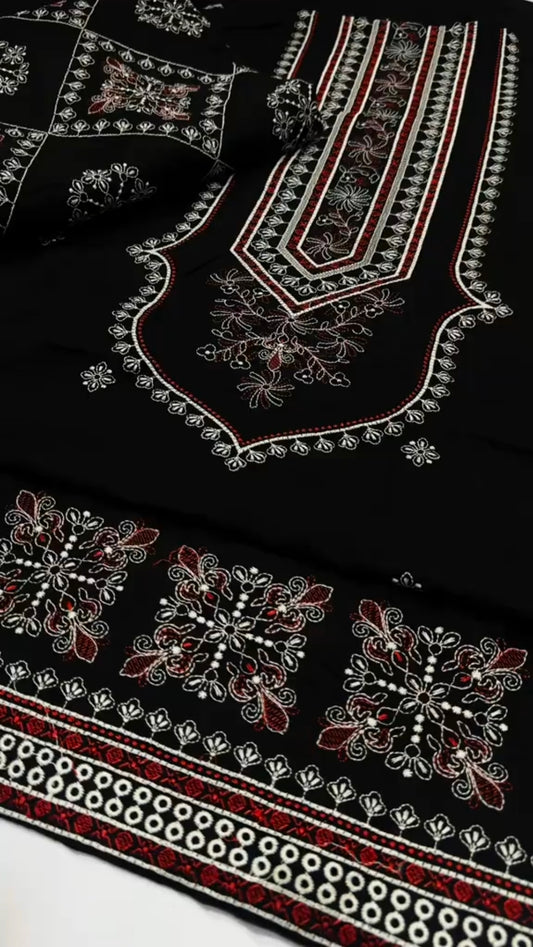 Karandi Super Shawl 3pc Dress (Unstitched)
