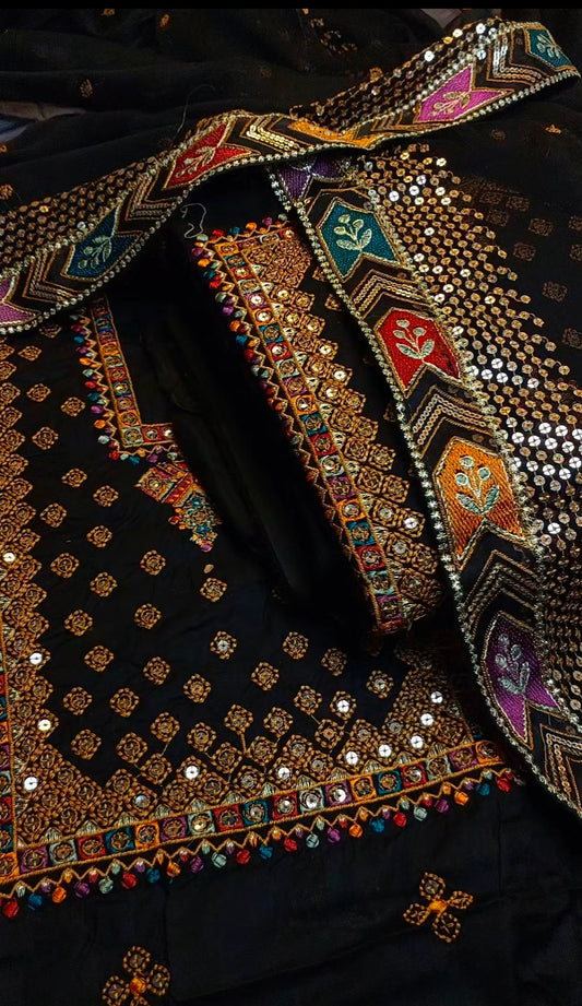 Jazmin Luxury Lawn Article 3 Piece (Unstitched)