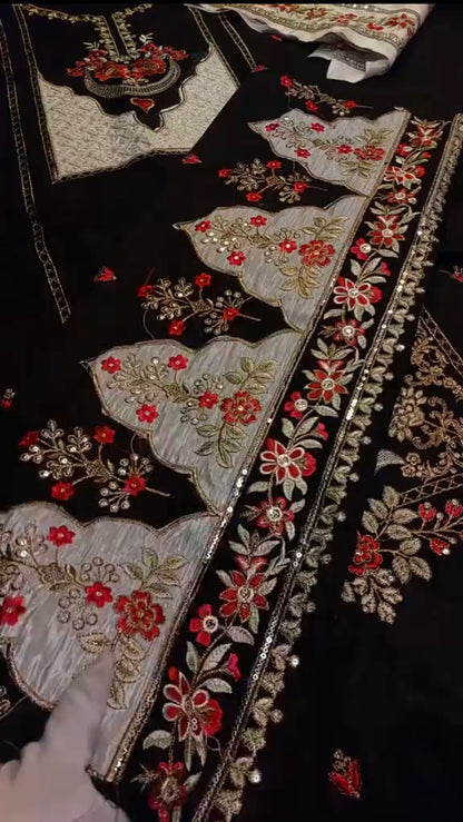 Ethnic Premium Lawn Article 3pc Applic Work (Unstitched)