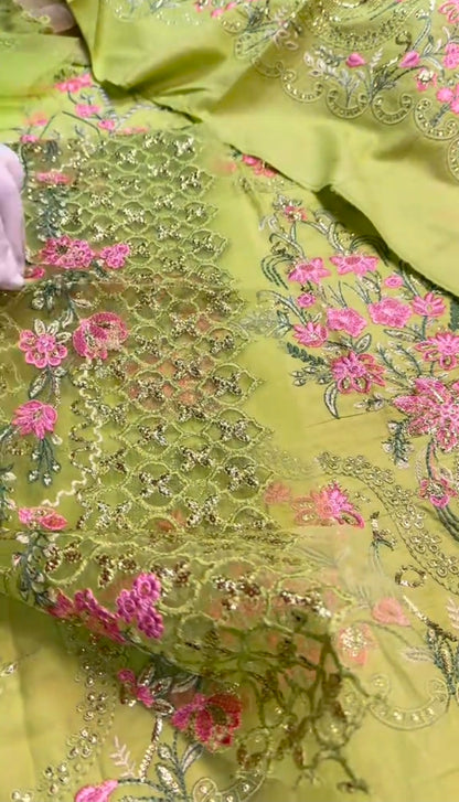 Crimson Luxury Lawn 3pc Article (Unstitched)