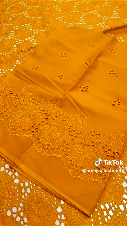 Original Johra Luxury Lawn 4pc Article with inner & Ready Dupatta (Unstitched)