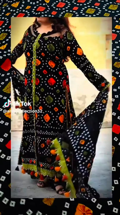 Chunri Print Lawn (Unstitched)