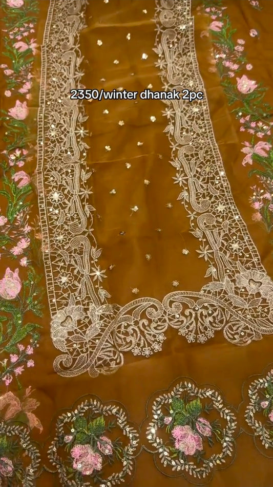 Dhanak Warm Winter 2pc Article (Unstitched)