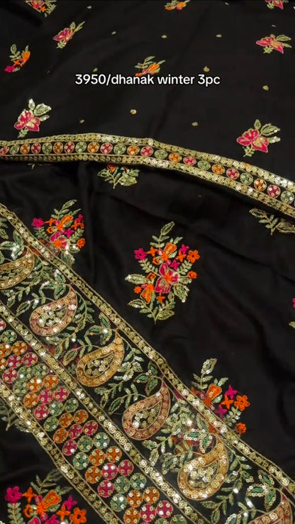 Maria.B Dhanak Warm Winter 3pc Article (Unstitched)