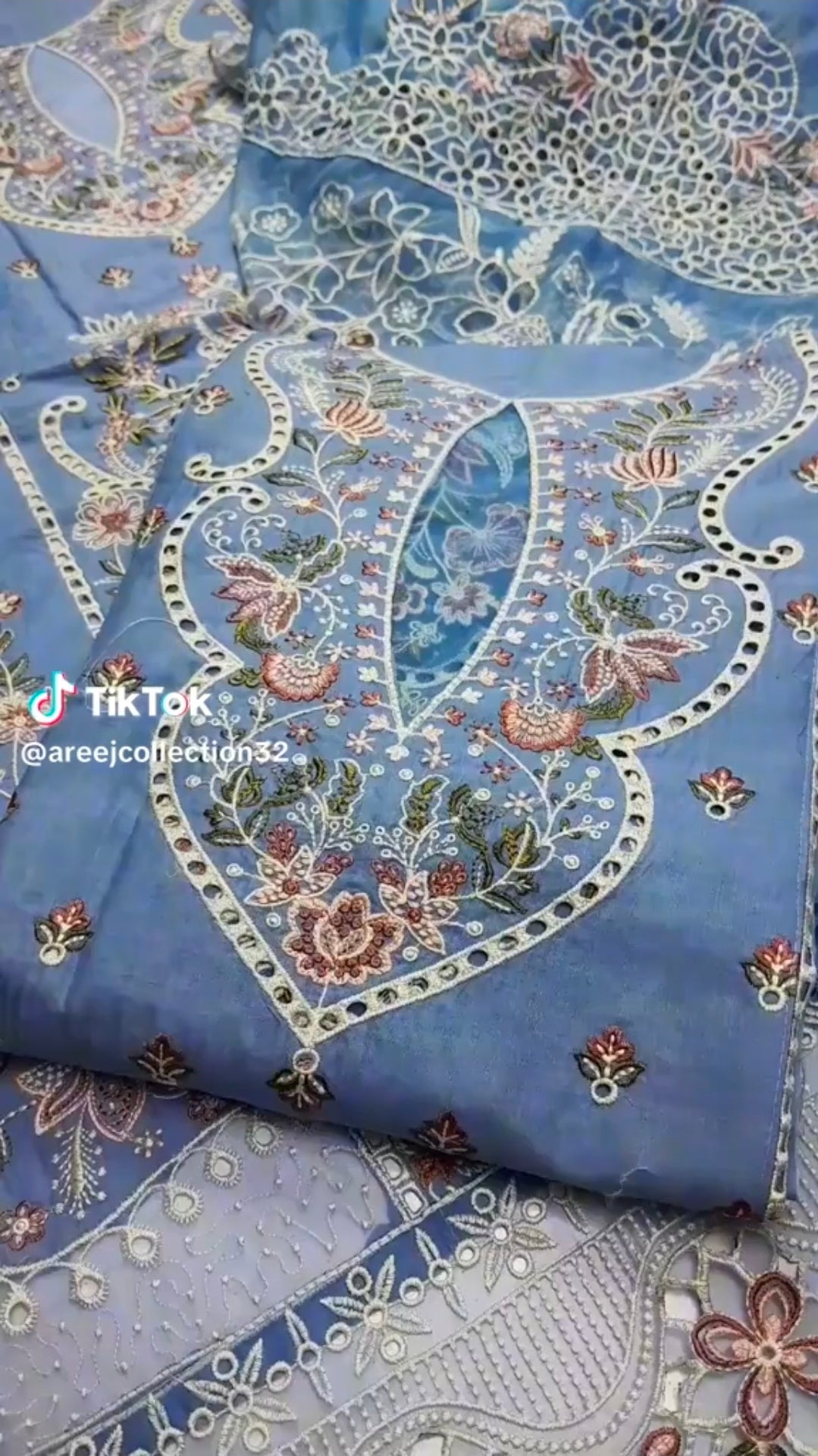 Akbar Aslam Luxury Lawn 3pc Article with Khaadi Net Dupatta(Unstitched)