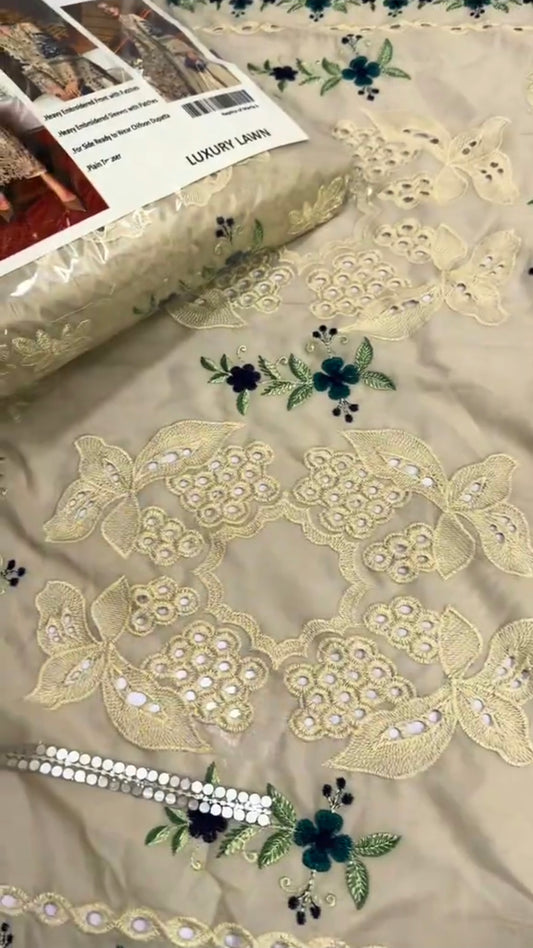 Maria.B Viral Luxury Lawn 3pc (Unstitched)