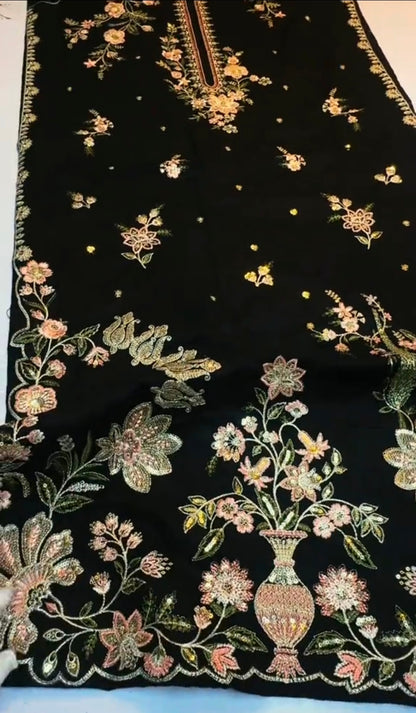 Ethnic Luxury Lawn 2pc Article (Unstitched)