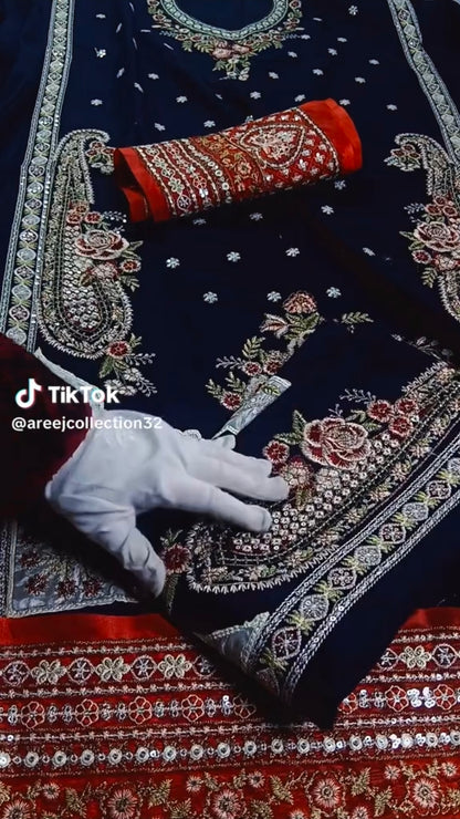 Ethnic Article Luxury Lawn 3 Piece (Unstitched)