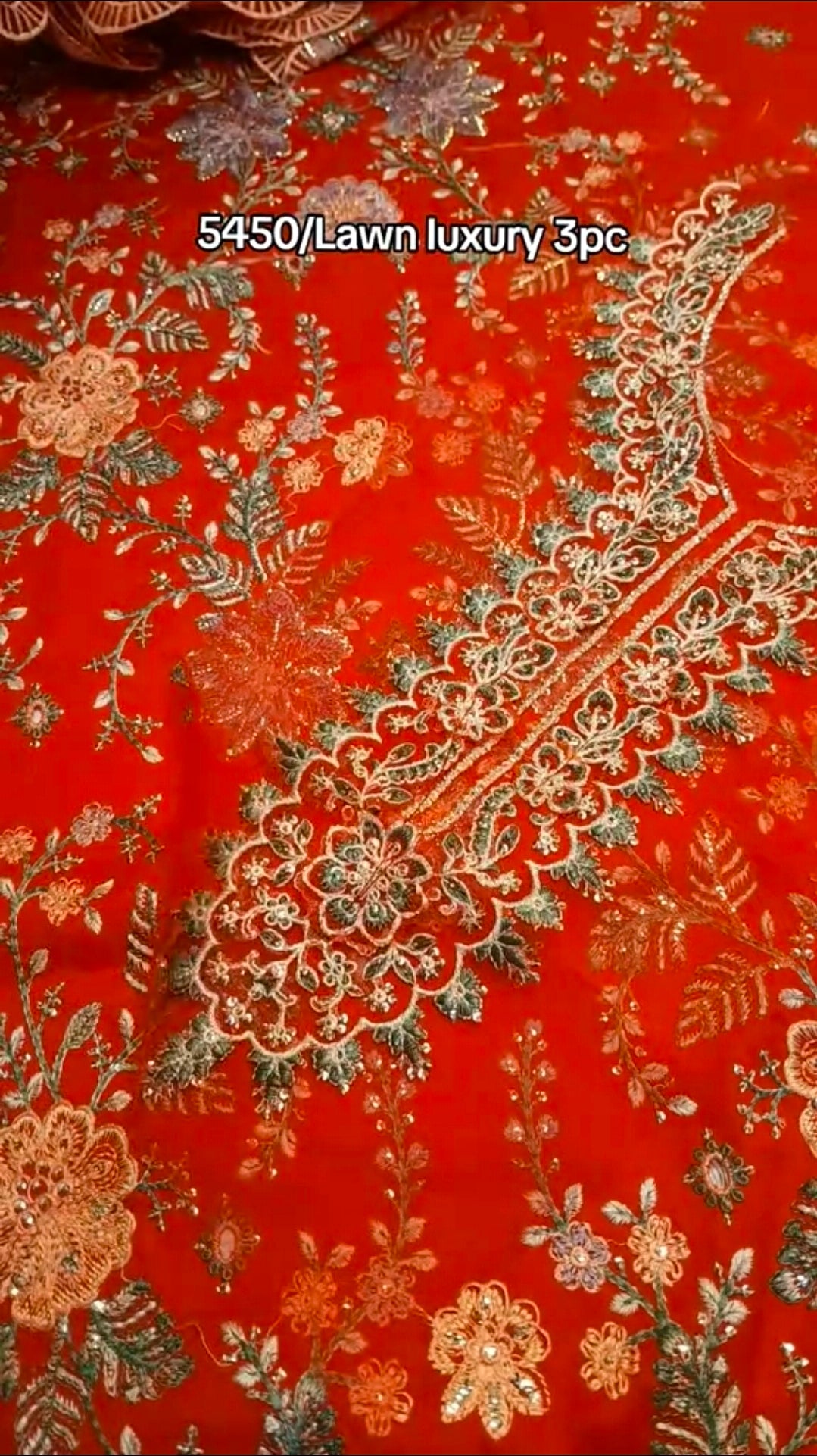 Maria.B Luxury Lawn 3pc Article (Unstitched) with Khaadi Net Dupatta