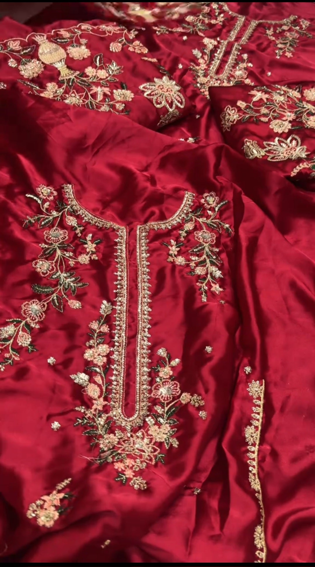Ethnic Kaftan Silk 2pc Article (Unstitched)