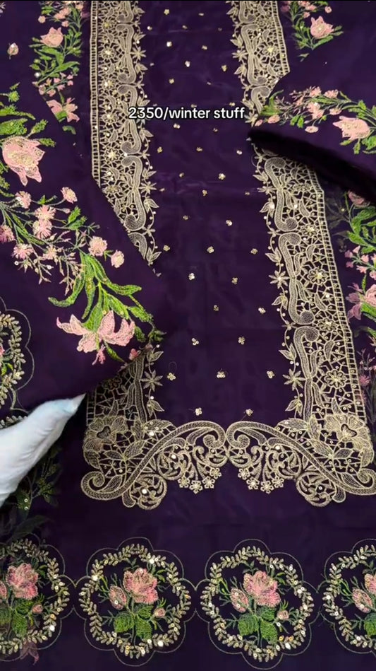 Dhanak Warm Winter 2pc Article (Unstitched)
