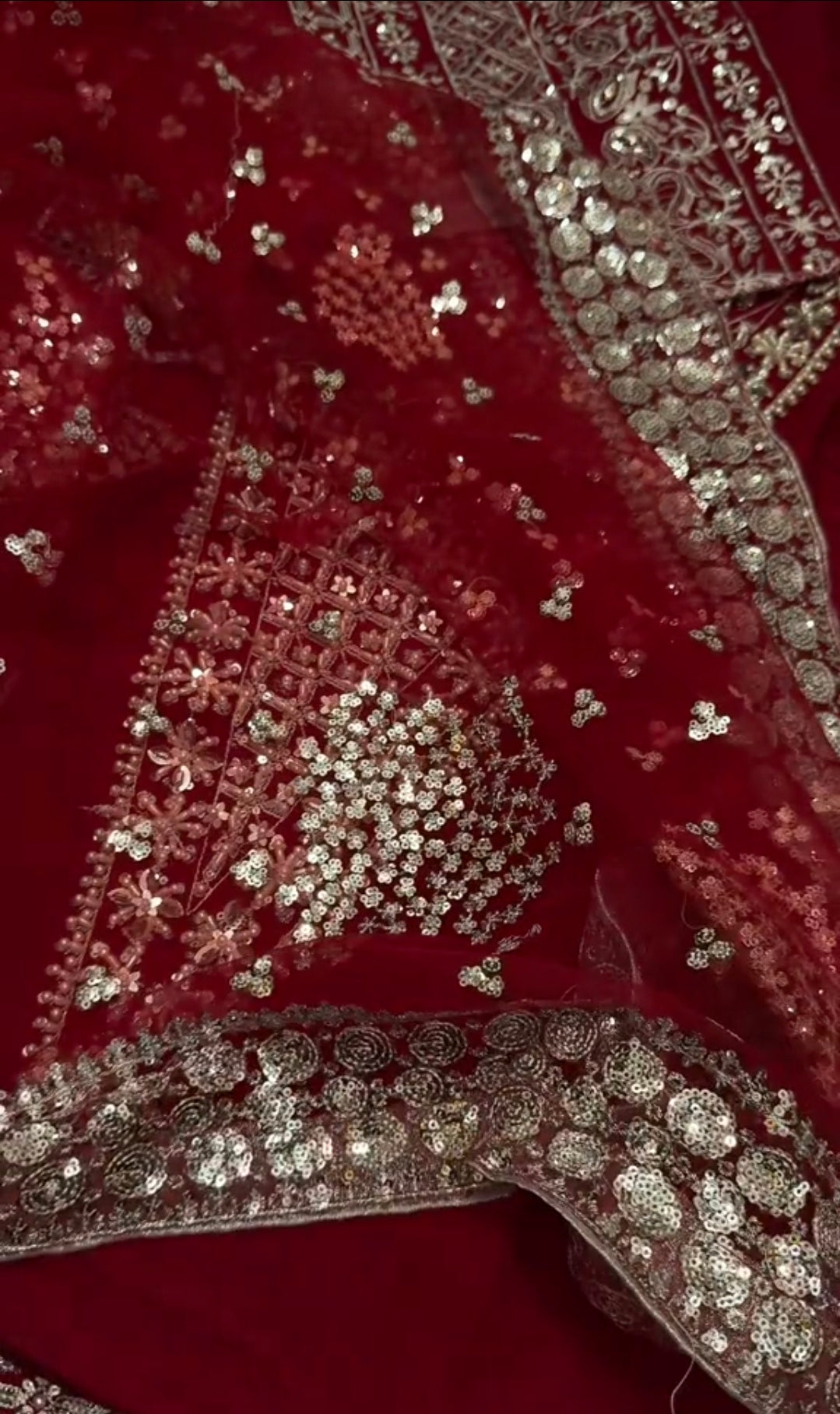 Hussain Rehar Handmade Article Raw Silk 3pc Article (Unstitched)