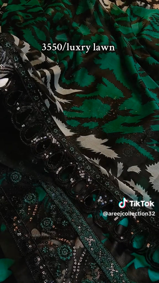 Luxury Lawn Article 3 Piece (Unstitched)