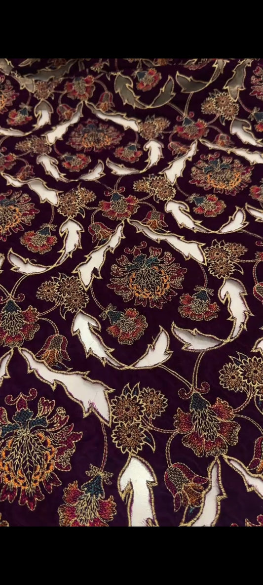 Barazee Luxury Micro 9000 Velvet 3pc Article (Unstitched)