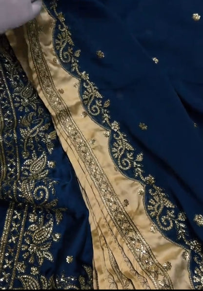 Mushq Luxury Silk 3pc Article (Unstitched)